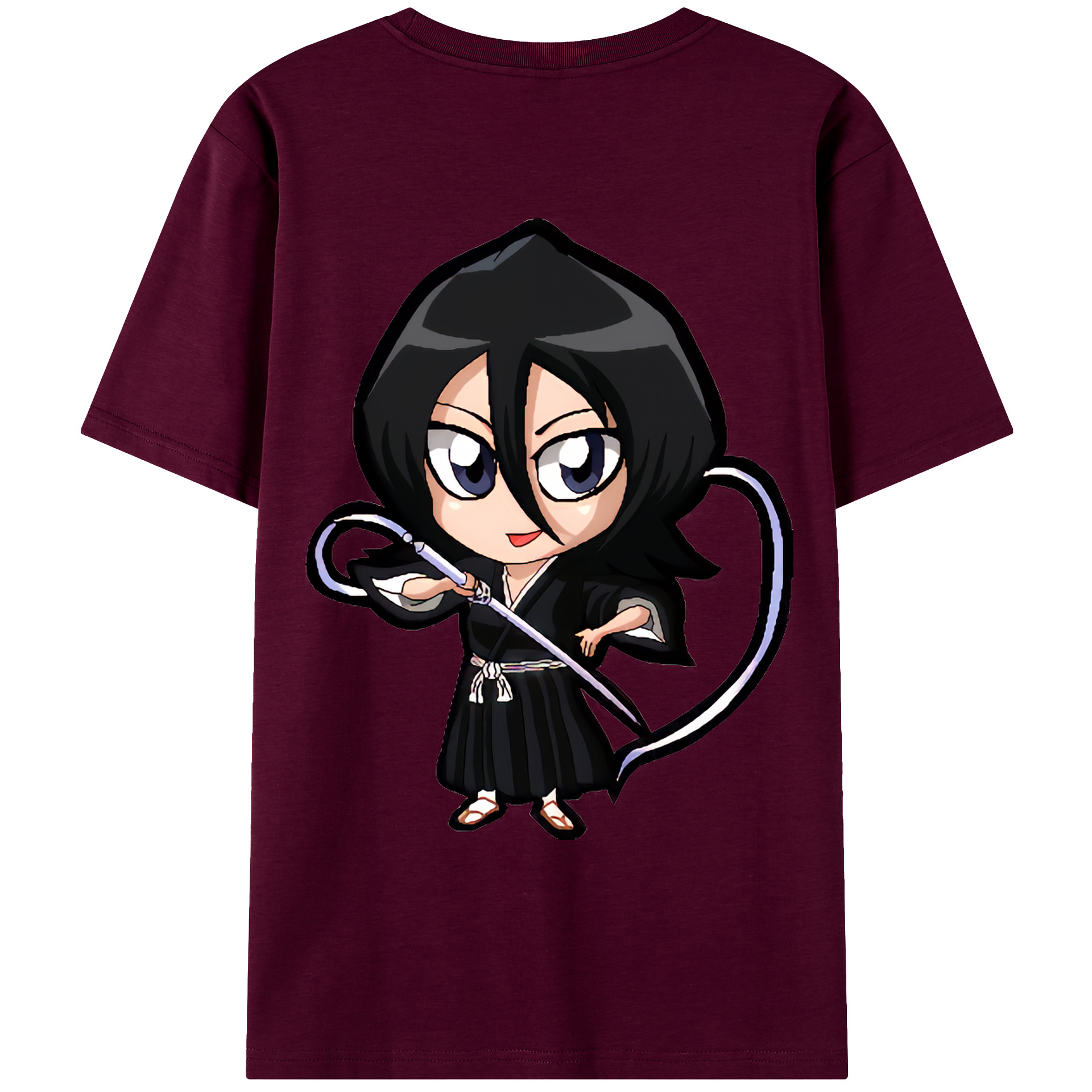 （画像用） ブリーチ 朽木ルキア BLEACH Kuchiki Rukia レディース半袖Tシャツ(バックプリント)